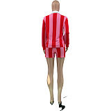 SUPER WHOLESALE | Striped SHirt Set