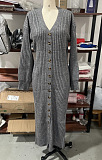 SUPER WHOLESALE | Plunging Cardigan Coat Top