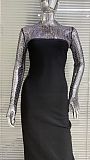 SUPER WHOLESALE | Slim-fit Patchwork  Dress