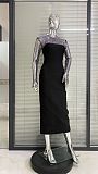 SUPER WHOLESALE | Slim-fit Patchwork  Dress