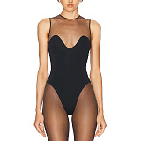 SUPER WHOLESALE | Sleeveless Mesh Bodysuit