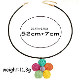 SUPER WHOLESALE | Diasy Flower Knitted  Necklace