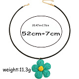 SUPER WHOLESALE | Diasy Flower Knitted  Necklace