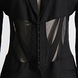 SUPER WHOLESALE | Patchwork Blazer Top