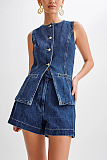 SUPER WHOLESALE | Denim Shorts Set