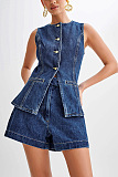 SUPER WHOLESALE | Denim Shorts Set