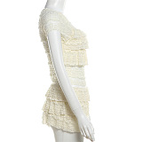 SUPER WHOLESALE | Mesh Chiffon Shorts Set