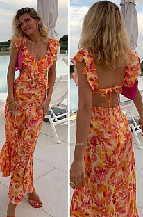 SUPER WHOLESALE | Open-back Off-shoulder Dress