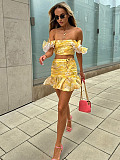 SUPER WHOLESALE | Wave Hem Tie-back Skirt Set(PRE ORDER)