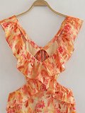 SUPER WHOLESALE | Open-back Off-shoulder Dress