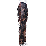 SUPER WHOLESALE |  Fringe Cargo Pants