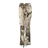 SUPER WHOLESALE |  Fringe Cargo Pants