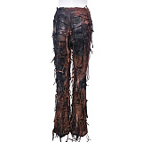 SUPER WHOLESALE |  Fringe Cargo Pants