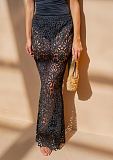 SUPER WHOLESALE |  Hollow-out Skirt Dress in Black