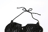 SUPER WHOLESALE |  Halter Jumpsuit in Black