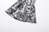 SUPER WHOLESALE |  Printed Open-back Jumpsuit
