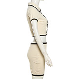 SUPER WHOLESALE |  Turtle Neck Skirt Set