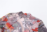 SUPER WHOLESALE |  Printed Open-back Jumpsuit