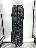SUPER WHOLESALE |  Hollow-out Skirt Dress in Black