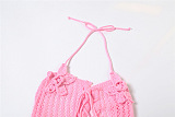 SUPER WHOLESALE |  Halter Jumpsuit in Pink
