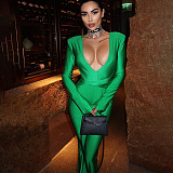 SUPER WHOLESALE | Plunging Neck Jumpsuit