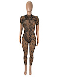 SUPER WHOLESALE |  Printed Open-back Jumpsuit