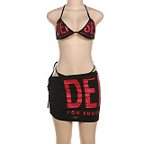 SUPER WHOLESALE | Printed Bra Skirt Set