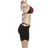 SUPER WHOLESALE | Printed Bra Skirt Set