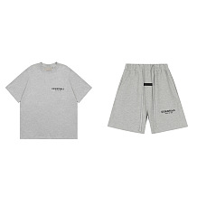 SUPER WHOLESALE | Printed Shirt Set in Grey
