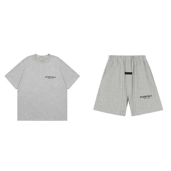 SUPER WHOLESALE | Printed Shirt Set in Grey
