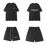 SUPER WHOLESALE | Printed Shirt Set in Black