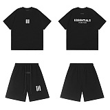 SUPER WHOLESALE | Printed Shirt Set in Black