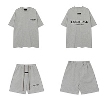 SUPER WHOLESALE | Printed Shirt Set in Grey