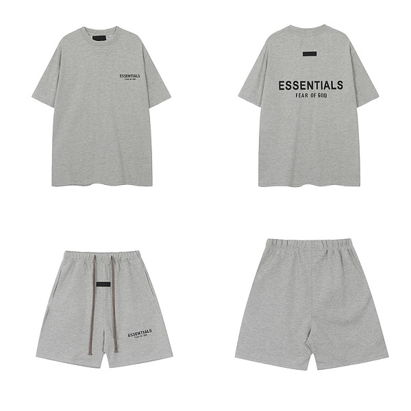 SUPER WHOLESALE | Printed Shirt Set in Grey