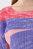 SUPER WHOLESALE |    Printed Slim-fit Long Dress