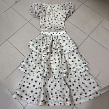 SUPER WHOLESALE | Polka Dot Layers Skirt Set