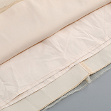 SUPER WHOLESALE |     Slim-fit Long Dress in Apricot
