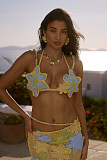 SUPER WHOLESALE | Knitted Skirt Set with Bra Top