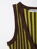 SUPER WHOLESALE | Striped Off-shoulder Knitted Dress