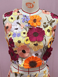 SUPER WHOLESALE | 3D Flowers Skirt Set