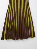 SUPER WHOLESALE | Striped Off-shoulder Knitted Dress