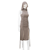 SUPER WHOLESALE | Drawstring Design Dress
