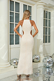 SUPER WHOLESALE |     Slim-fit Long Dress in Apricot