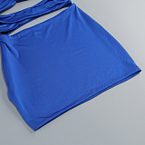 SUPER WHOLESALE |  Twist Hollow-out Mini Dress