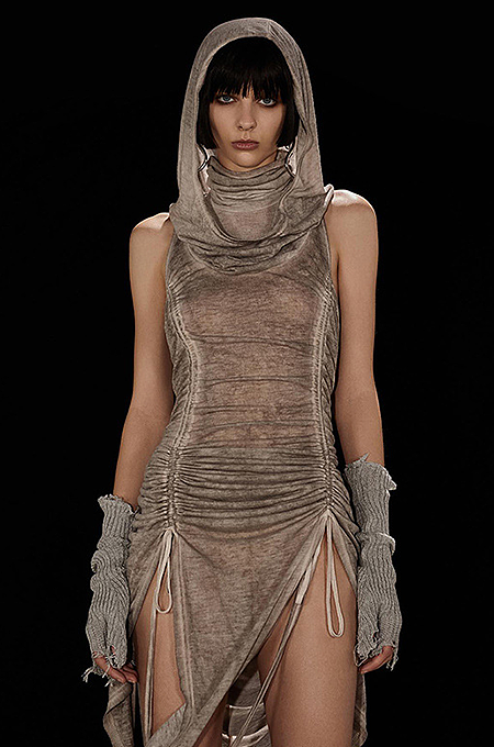 SUPER WHOLESALE | Drawstring Design Dress