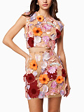 SUPER WHOLESALE | 3D Flowers Skirt Set