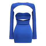 SUPER WHOLESALE |  Twist Hollow-out Mini Dress