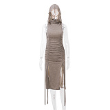 SUPER WHOLESALE | Drawstring Design Dress