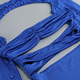 SUPER WHOLESALE |  Twist Hollow-out Mini Dress