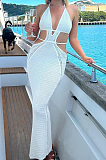 SUPER WHOLESALE | Halter Knitted Long Dress